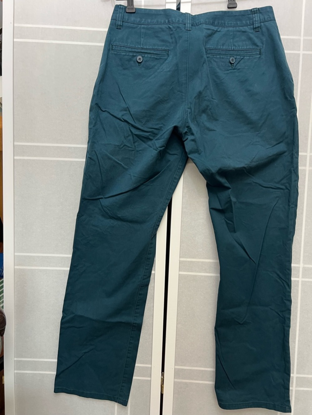 Bonobos Teal Straight-Leg Chinos